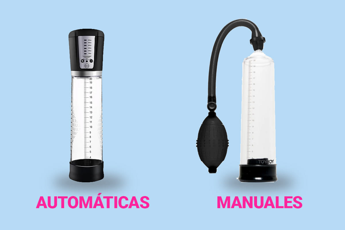 Bombas de succión manuales y automáticas