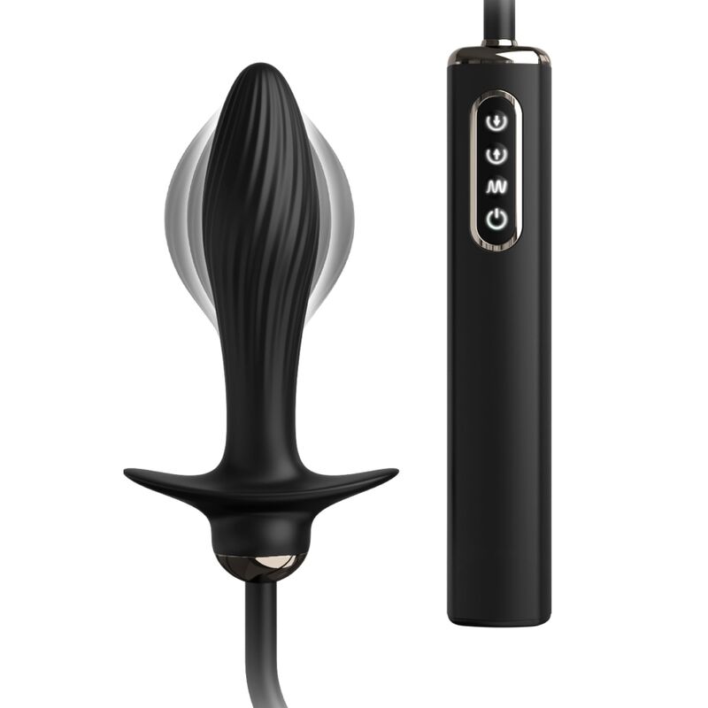 COLEÇÃO ANAL FANTASY ELITE - PLUG INFLÁVEL E VIBRADOR AUTO-T