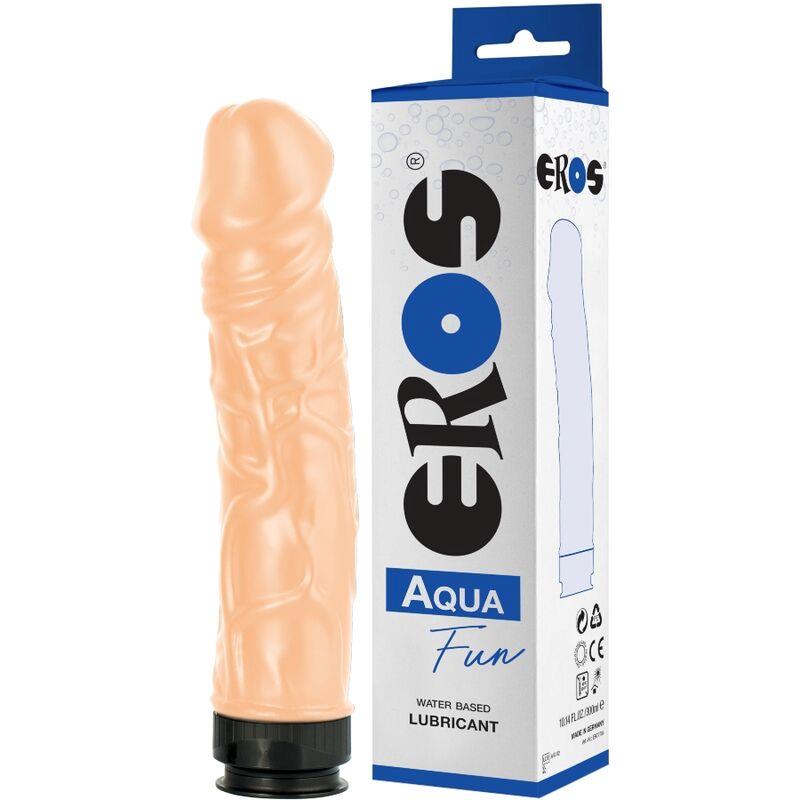 AQUA FUN DILDO E LUBRIFICANTE À BASE DE ÁGUA