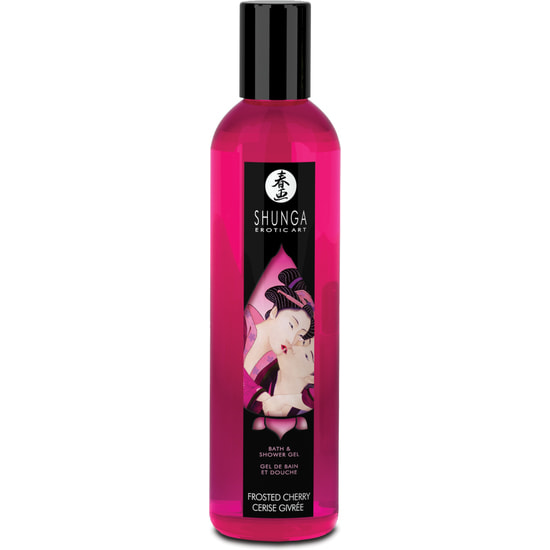 Shunga gelados cereja e gel de banho