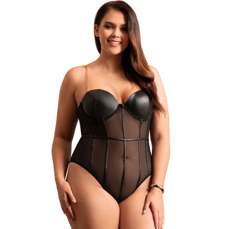 BODY TIRANTAS CADENA NEGRO S/M 3