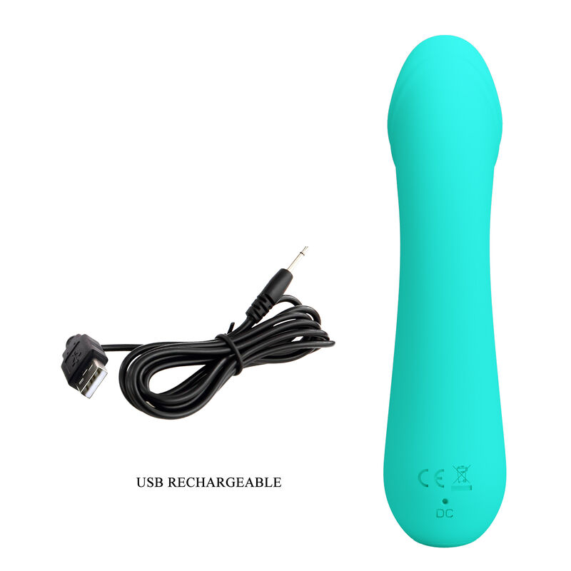 CETUS VIBRADOR RECARGABLE VERD 8