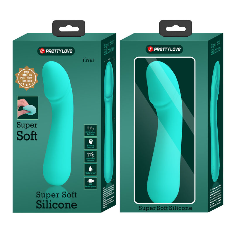 CETUS VIBRADOR RECARGABLE VERD 9