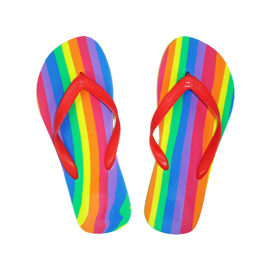 Chanclas con Bandera LGBT+ Talla 38-39