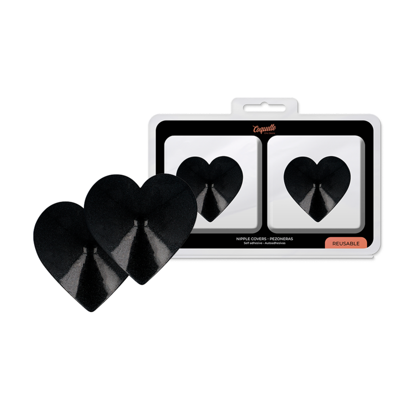 CHIC DESIRE - CAPAS DE BICOS BLACK HEARTS