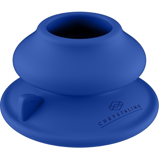 Chrystalino - ventosa de silicone - azul