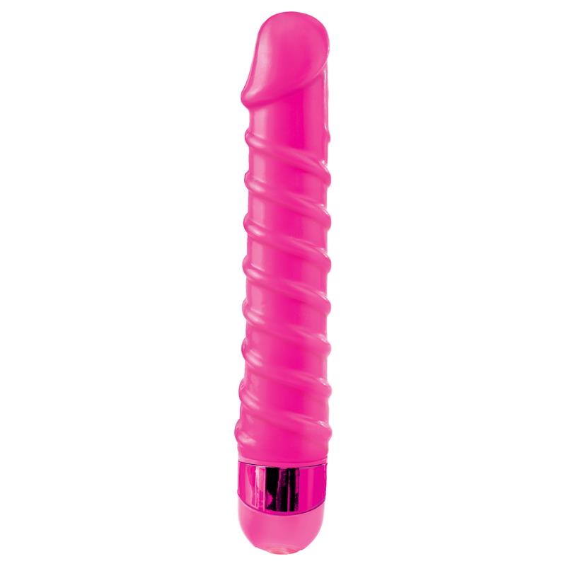 CLASSIX - MASSAGER VIBRANTE CANDY TWIRL 16,5 CM ROSA