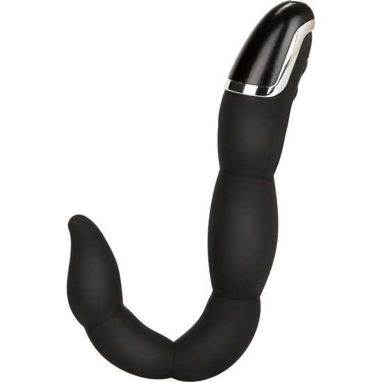 Colt vibrador anal flexível preto profundo