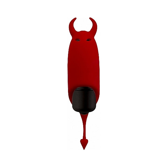 Vibrador de silicone de bolso diabo - vermelho