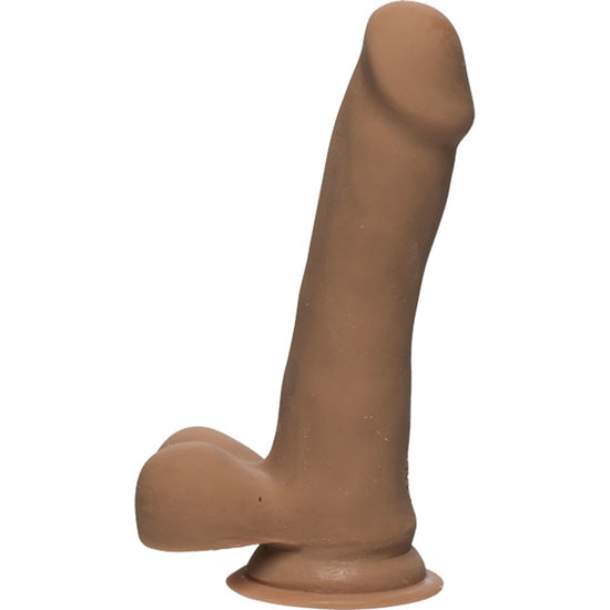 Ultraskyn slim dildo 16,50 cm - caramelo