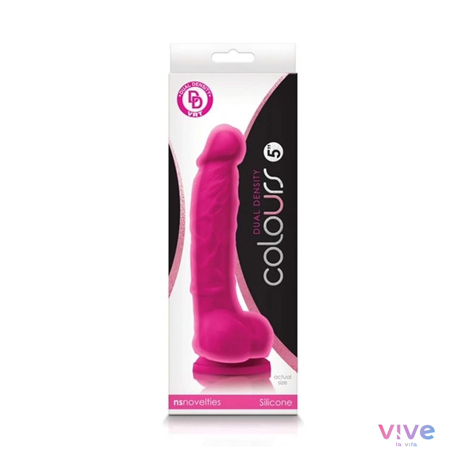 DILDO COLOURS DUAL DENSITY 5