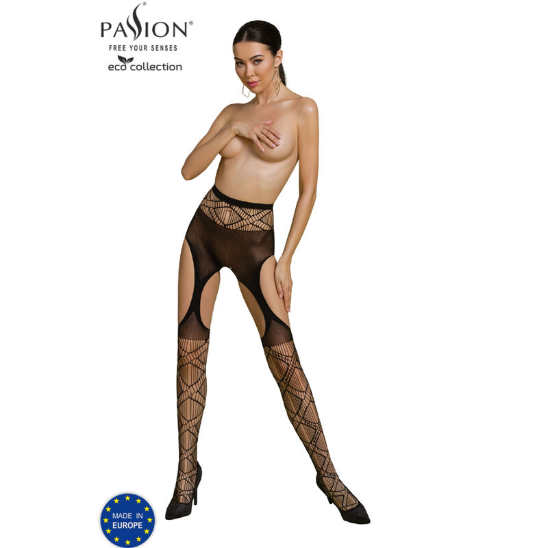 PAIXÃO - COLEÇÃO ECO BODYSTOCKING ECO S005 PRETO