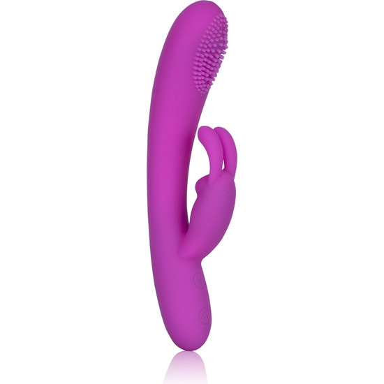 Abraçar massageando coelho vibrador roxo