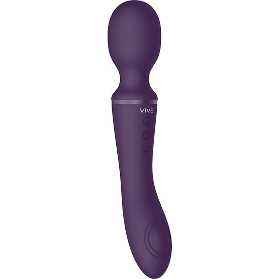 Vive - vibrador com controle de silicone - roxo