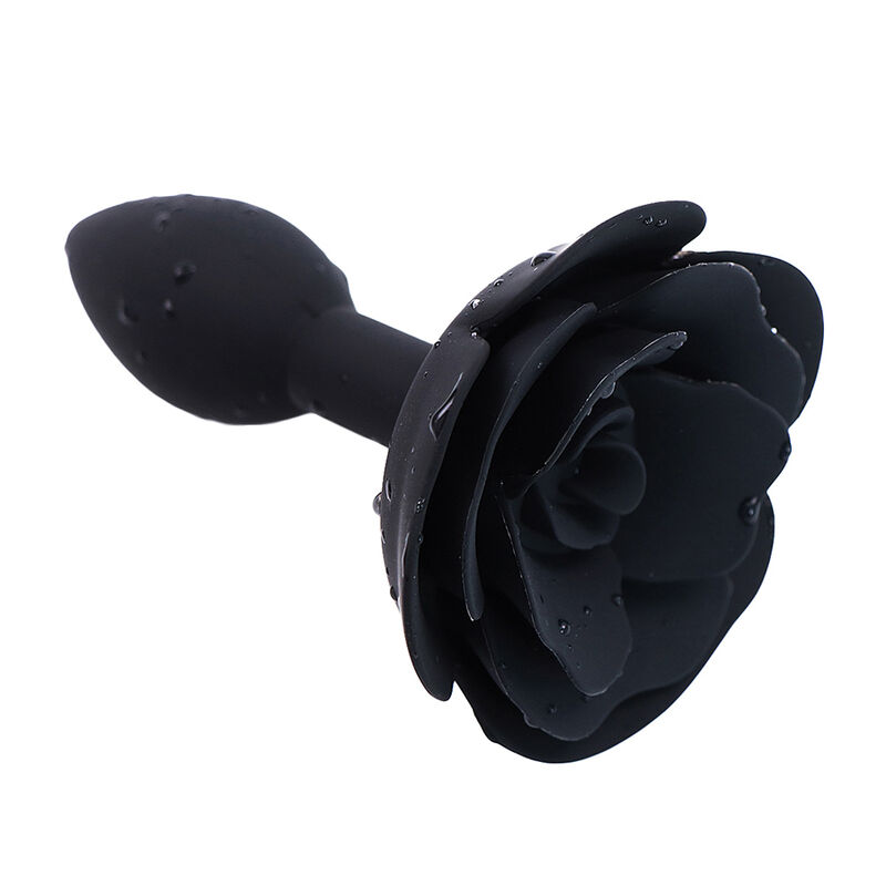 FETISH - PLUG ANAL DE SILICONE ROSA PRETO