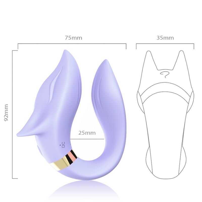 FOX VIBRADOR PAREJAS CONTROL R 3