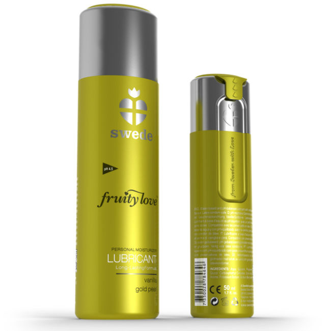 FRUITY LOVE LUBRIFICANTE BAUNILHA GOLD PEAR 50 ML nº2