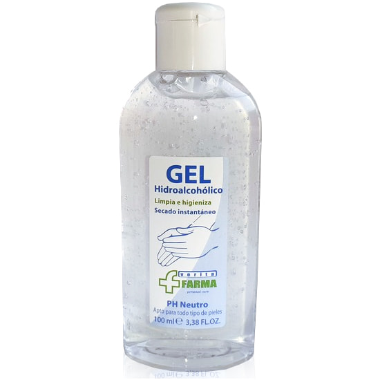 Gel hidroalcoólico verita farma 100 ml