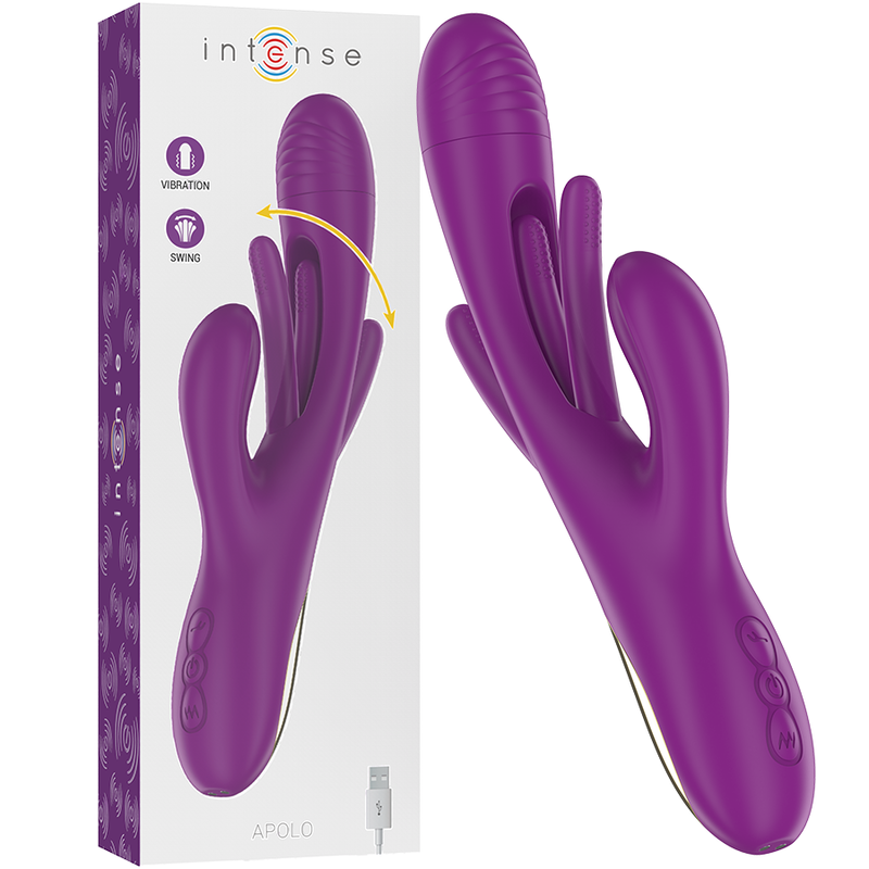 INTENSE - APOLO VIBRADOR MULTIFUNÇÃO RECARREGÁVEL 7 VIBRAÇÕE