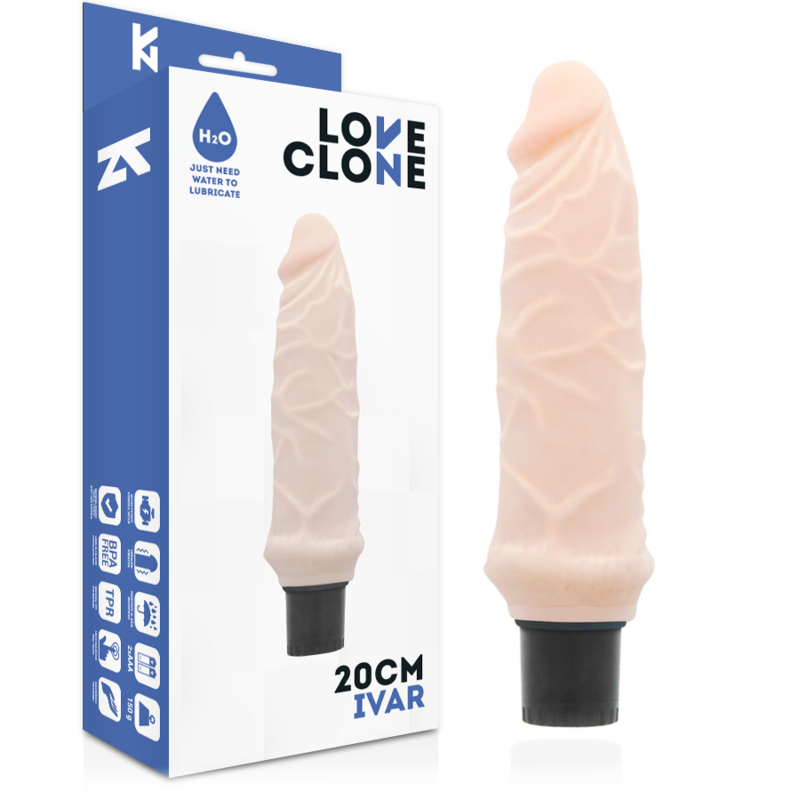 VIBRADOR DE AUTOLUBRIFICAÇÃO  IVAR 20CM nº1