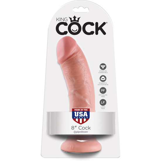 KING COCK 8  INCH FLESH 2