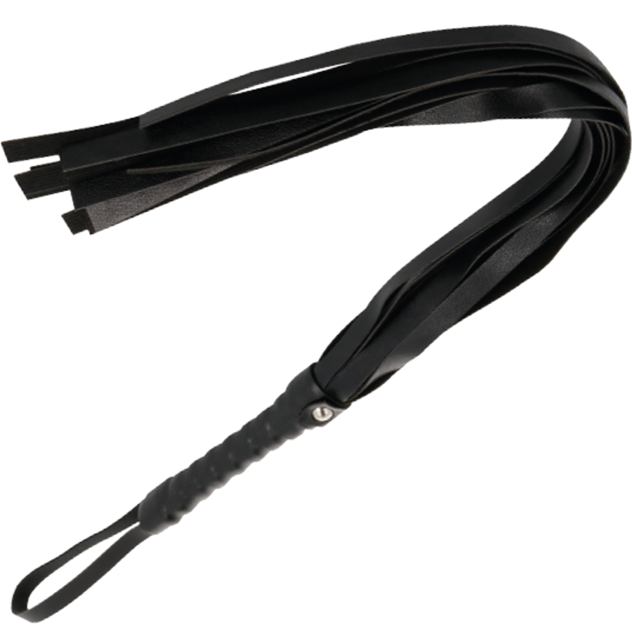 CHICOTE DE BONDAGE PRETO 45 CM