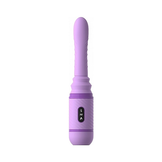 Love thrust-her vibrador de silicone - roxo