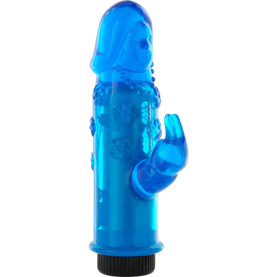 Mini coelho azul vibrador