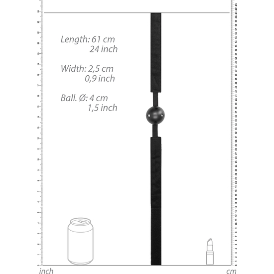 VELVET BREATHABLE BALL GAG 4