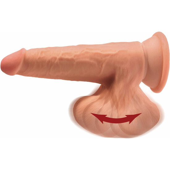 3D COCK SWINGING BALLS 7 INCH 4