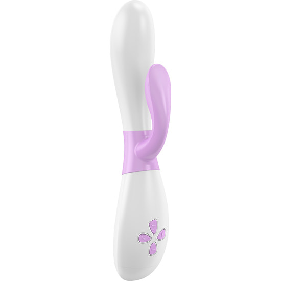 Ovo K2 Bunny Vibrador Branco / Rosa