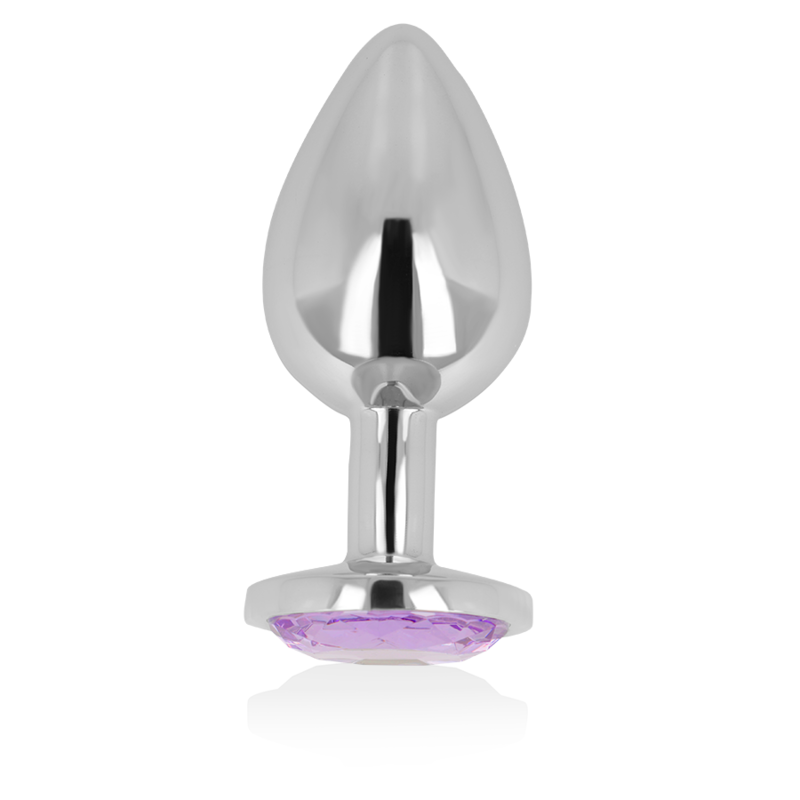 PLUG ANAL COM CRISTAL VIOLETA 9 CM