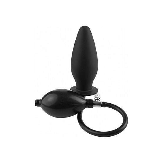 Plugue de fantasia anal silicone inflável