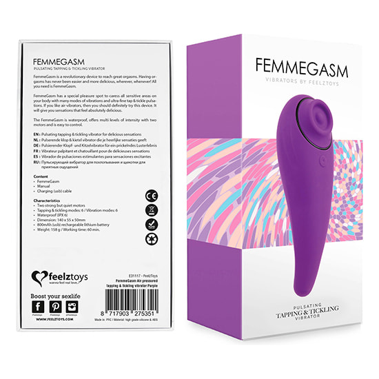 VIBRADOR DE CLÍTORIS MORADO 2