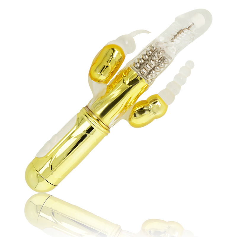 VIBRADOR MULTIFUNCIONAL DOURADO