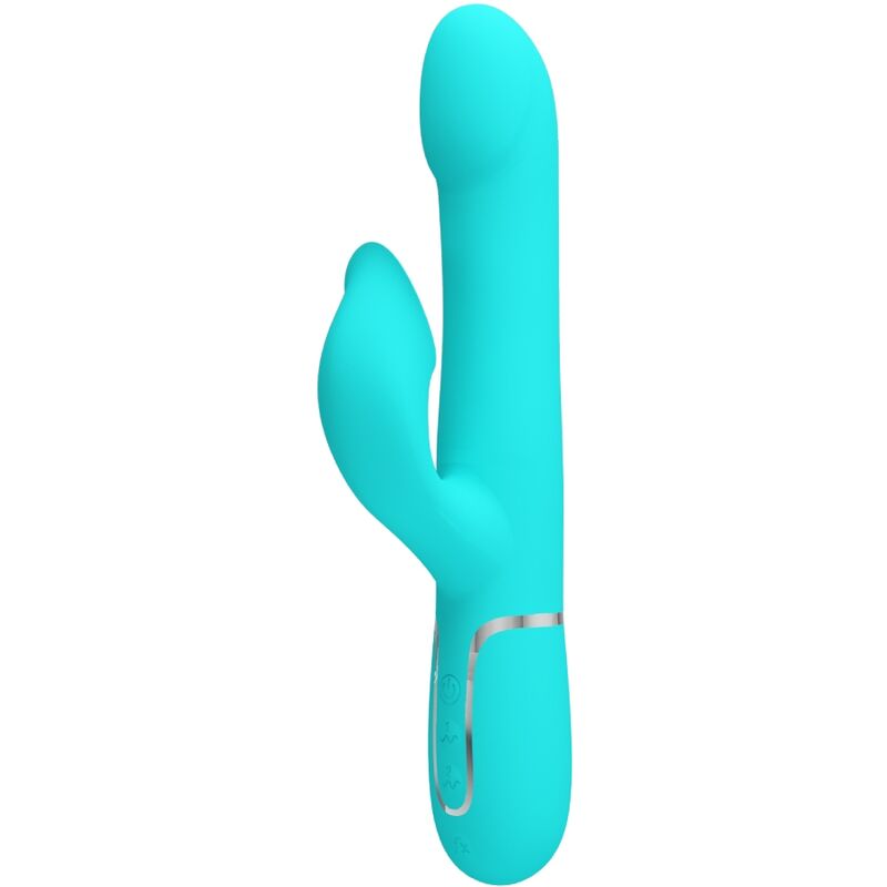 VIBRADOR RABBIT PERLAS VIOLETA 11