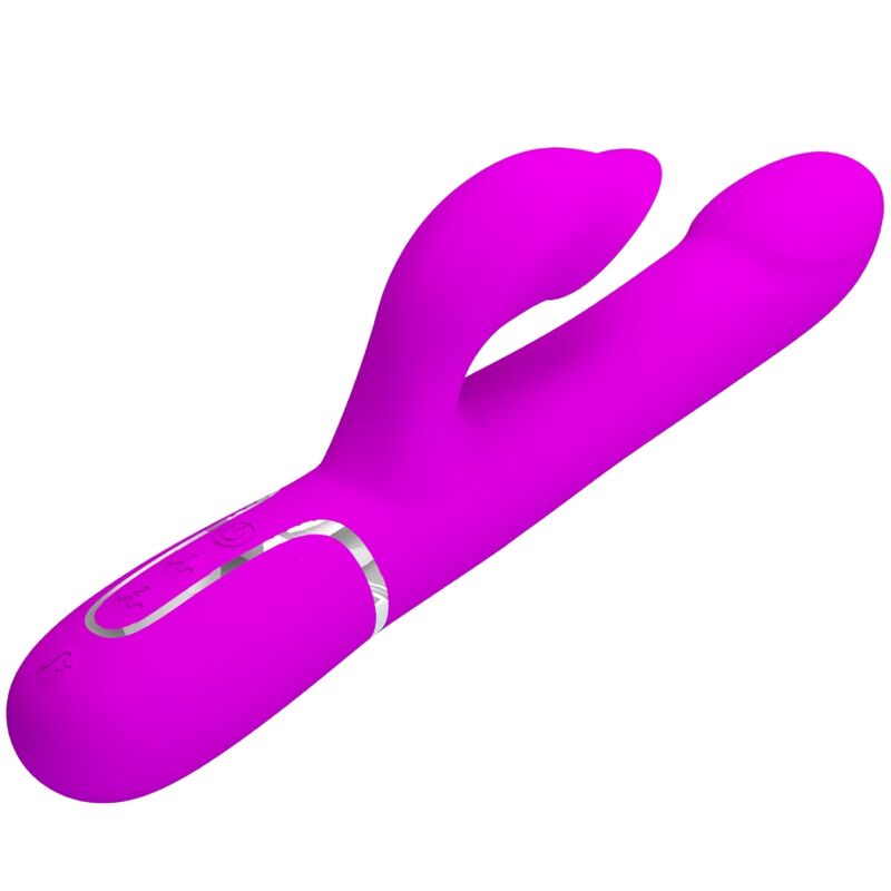 VIBRADOR RABBIT PERLAS VIOLETA 3