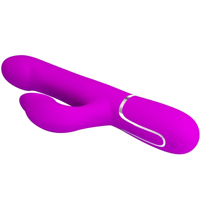 VIBRADOR RABBIT PERLAS VIOLETA 6