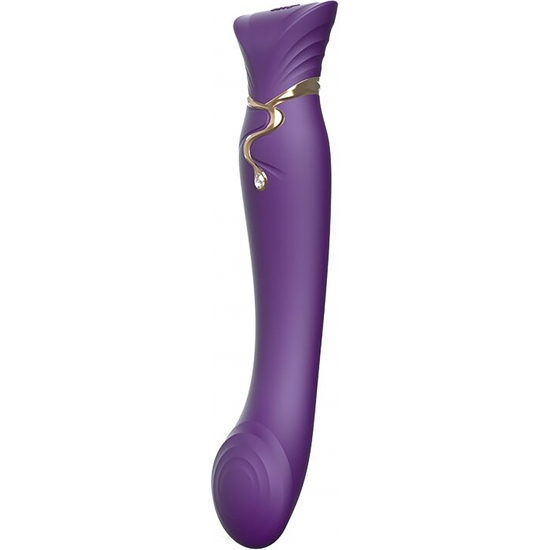 QUEEN SET PULSE WAVE CLIT STIM ROXO