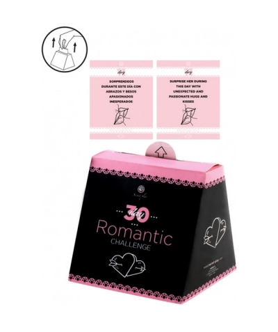 30 DAY ROMANTIC CHALLENGE Pegue um cartão por dia e aceite o desafio romântico.