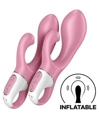 SATISFYER BUNNY AIR PUMP Vibrador duplo para estimular clitóris e ponto g