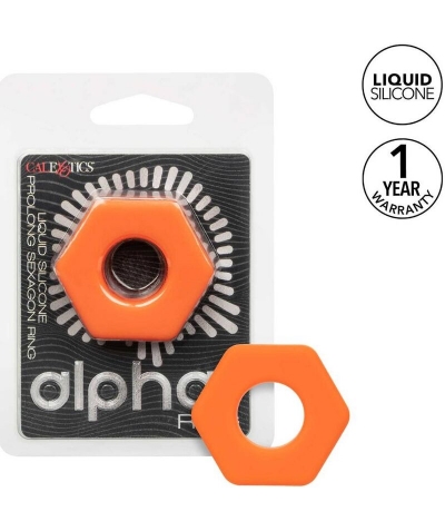 ALPHA ANILLO PROLONG SEXGONO N Anel de silicone para melhorar o desempenho sexual.