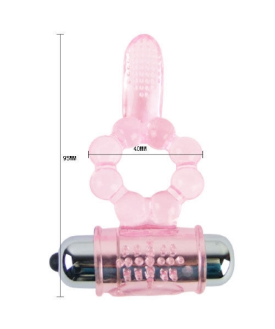 ANILLO VIBRATOR SILICONE Anel vibratório com dupla estimulação - vive la vita: incrível brinquedo sexual para praze