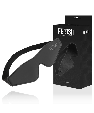 ANTIFAZ SUBMISIVE EYEMASK Máscara de couro vegano para jogos bdsm.