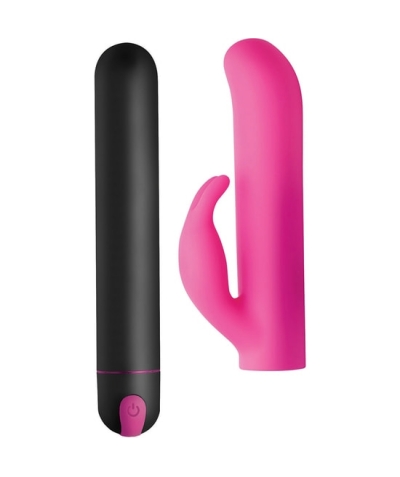 XL BULLET ROSA  Capa de silicone bala xl plus bunny - rosa