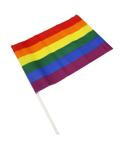 BANDERIN MEDIANO COLORES BANDE Estandarte lgbt com cores vibrantes para celebrações.