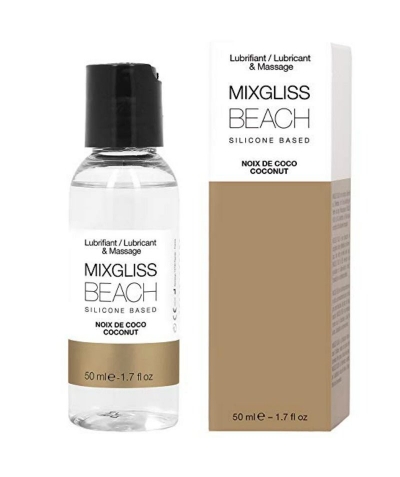 BEACH Lubrificante mixgliss beach de silicone e coco