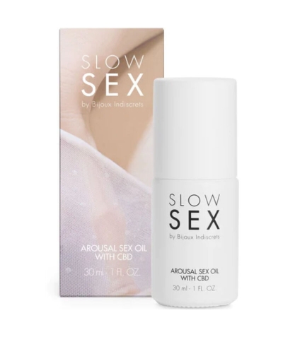 BIJOUX SLOW SEX  óleo de massagem sexual com cbd natural