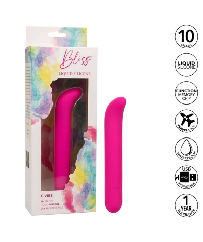 BLISS G VIBE Vibrador de silicone líquido para estimulação intensa