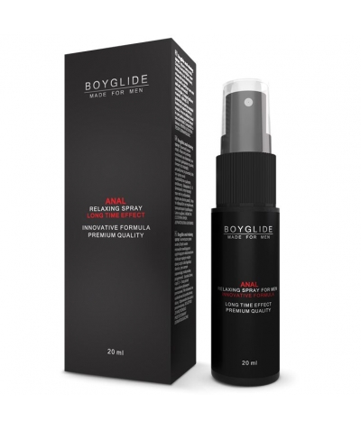 BOYGLIDE RELAX Spray relaxante anal para maior conforto íntimo.